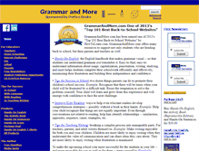 Tablet Screenshot of grammarandmore.com